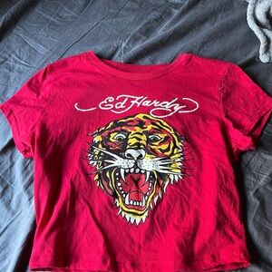 Ed hardy crop top